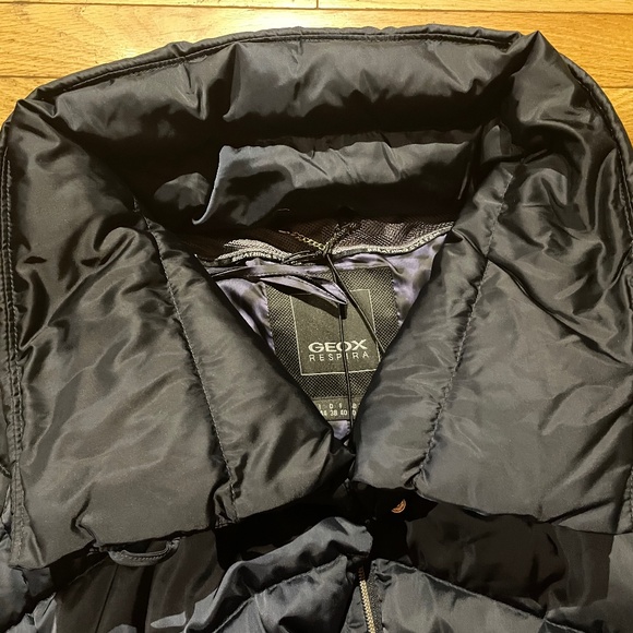 Brand New Geox Respira Long Down Winter Puffer Coat - Picture 10 of 14